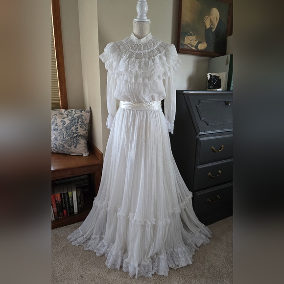 Gunne Sax Dresses & Skirts - 70’s vintage Gunne Sax Jessica McClintock Romantic Renaissance Bridal Collection
